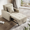Folding Single 3-in-1 Sofa Bed Pull Out Convertible Arm Chair Recliner Sleeper