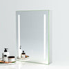 Led Illuminated Bathroom Mirror Cabinet With Shaver Socket Demister Touch Sensor