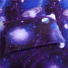 3D Galaxy Duvet Cover with Pillow Cases Universe Bedding Set Single Double King