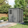 Plastic Wood Effect Large Plastic Garden Outdoor Storage Shed for Tool Equipment