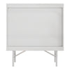 Mid-Century Modern Chest of 3 Drawers Cabinet Cupboard Hallway Sideboard White