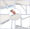 Folding Table Camping Portable Garden Party Picnic Trestle Aluminium Heavy Duty