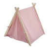 Dog Cat Teepee Pet Canopy Bed Comfy Fabric Cover Cushion Nesting Play Tent House