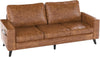 3 Seater Sofa, Modern Sofa Couch Large, Faux Leather Sofa for Living Room Office
