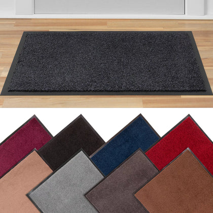 Large Heavy Duty Rubber Back Barrier Non Slip Mat Runner Door Rugs Kitchen Hall