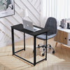 UK Folding Laptop Desk PC Home Office University Metal Frame Study Student Table