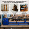 Wood Lathe 1m Wood Turning Variable Speed Tailstock Work with 6 FREE Chisels