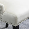 1/2/4/6 Dining Chairs Armchair High Back Linen/Velvet Upholstered Wood Legs Home