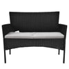Rattan Garden Furniture 4 Piece Set Outdoor Patio Wicker Sofa Set Chairs Table