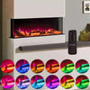 Electric Fireplace 12 Media Flame Insert LED Panoramic Living Room Heater