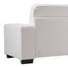 Modern 2 Seater Teddy Velvet Loveseat Sofa Cushioned Backrest Thick Padded Seat
