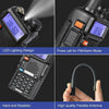 UK NEW Baofeng UV-5R Walkie Talkie Dual Band UHF VHF Ham FM Two Way Radio Black