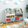 Toddlers Bookcase Toy Storage Organizer Kids Book Rack w/Bookshelves
