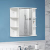 Wall-mounted Bathroom Cabinet Storage Cupboard Vanity Unit Wall Cabinet White