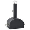 Outdoor Pizza Oven with Stone Smoker Grill Attachment