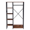 Industrial Garment Rack Clothes Rail Open Wardrobe Shoes Organizer Shelf Closet
