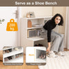 Modern 6-Cube Storage Organizer with 2 Anti-tipping Kits-White