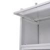 Metal Storage Cabinet Bookcase Book Shelf 3-Door File Cabinet Organizer Cupboard