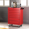 Portable Tool Box 7 Drawers Lockable Roll Cab Cabinet Tool Chest Garage Storage