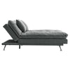 Folding 3 Seater Sofa Bed Click-Clack Recliner Fabric Couch Sleeper Living Room