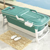 ExtraLarge Folding Bathtub Bath Tub Adult Spa Sauna Soaking Barrel Massage 153cm