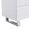 Sydney High Gloss TV Stand in White with 4 Drawers