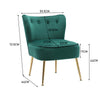 Scallop Back Armchair Cocktail Sofa Accent Seat Living Bedroom Cafe Lounge Sofa