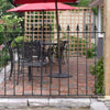 Metal Iron Garden Railing Wall Panel Fence Panel Privacy Picket Ball End Barrier