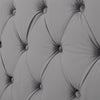 Merax Upholstered Bed Functional Bed from Storage Double Size Grey Velvet