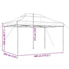 Foldable Party Tent - Terracotta 440x292x315 T4Y0