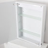 Bathroom 60 LED LightUp Mirror Cabinet with Storage/Demister/Sensor/Switch/Clock