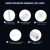 14 x Hexagon LED Lighting Car Detail Home Garage Workshop Retail Lighting Barber