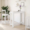 Bar Table White 102x50x103.5 cm Engineered Wood