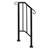 Iron Handrail Railing for Stairs 1-2 Steps Handrail for Garden Outdoor Step UK