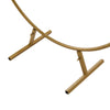 1.5m Round Gold Hoop Arch Stand Metal Wedding Backdrop Stand Flower Balloon Arch
