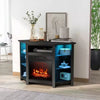 Fireplace TV Stand for TVs up to 50 Inches Electric Fireplace Insert LED Lights