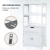 Kitchen Cupboard Bathroom Cabinet Freestanding Storage Cabinet Bookcase W/2 Door
