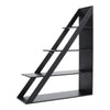 4 Tiers Triangle Ladder Shelf Bookshelf Bookcase Free Standing Display Rack Wood
