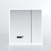 LED Bathroom Mirror Cabinet With Bluetooth Socket Demister 3 Color Light 600x630