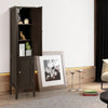 5-Tier Bathroom High Cabinet Freestanding Tall Narrow Storage Cabinet Organizer