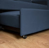 Dahlia Navy Blue 2-Seater Pull Out Sofa Bed - Convertible Sleeper Sofa