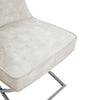 Luxury Dining Table Side Chair Design Sense Button Back Cross Legs Reception 2x