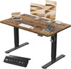 120x60cm Electric Standing Desk with USB Charging Height Adjustable Desk with