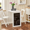 Wall-mounted Folding Kitchen Dining Table Desk with Blackboard,FWT20-W,UK