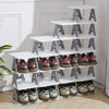 Stackable Shoe Rack Plastic Compact Hallway 4/5/6/7Tier Shoe Storage Shelf Stand