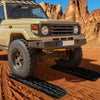 2 PCS Recovery Traction Tracks Traction Boards Set Sand Mud Traction Tire Ladder