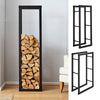 S/M/L Metal Firewood Fire Log Rack Wood Storage Rack Holder Indoor Outdoor Cover