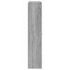 Sufrk Shoe Cabinet Grey Sonoma 59x17x81 Engineered Wood,Shoe Cabinet G2S5