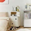 Plastic Shelving Unit Storage Case Cabinet File Sundries Organizer Box On Wheels