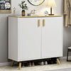 Modern Wooden Home Sideboard Storage Cabinet Unit With 2 Shelves & 2 Doors Wood